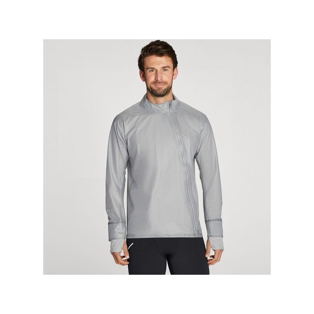 HOKA ONE ONE Performance Shield Running Jacket 1120614 Lunar Rock ( S )